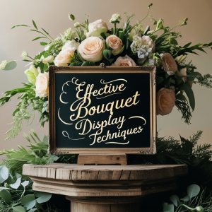 Leonardo_Phoenix_10_A_beautifully_arranged_floral_bouquet_sits_1 Effective Bouquet Display Techniques